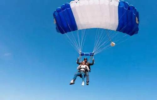 Le parachute tandem