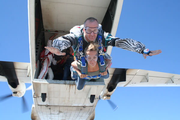 Saut tandem en parachute Montpellier
